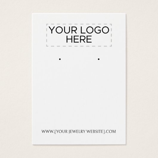 Art Deco Earring Display Kaart (Voorkant)