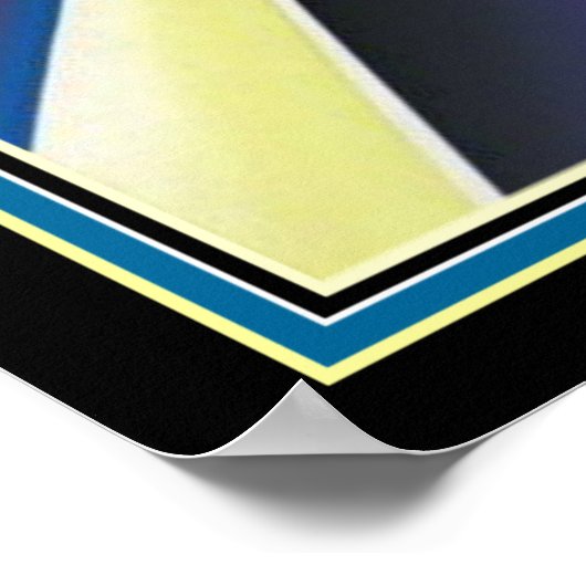 Art Deco "Egyptian Pyramids" 16 x 20 print (Hoek)