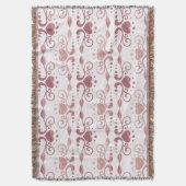 Art deco,  elegant behang. deken (Voorkant Verticaal)