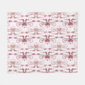 Art deco,  elegant behang. fleece deken (Voorkant (Horizontaal))