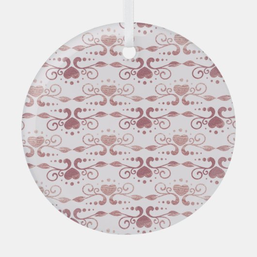 Art deco,  elegant behang. glas ornament (Voorkant)