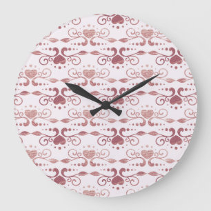 Art deco,  elegant behang. grote klok