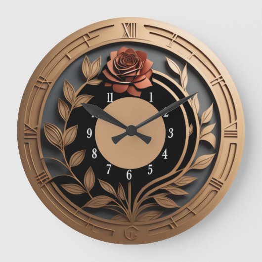 Art Deco elegant Grote Klok (Voorkant)