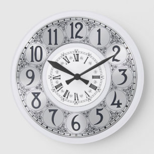 Art Deco Elegant stijlvol faux Silsex cadeau Grote Klok