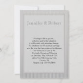 Art Deco Elegant Stripe Jubileum Kaart (Voorkant)