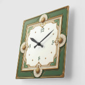 Art Deco Elegant Vierkante Klok (Hoek)