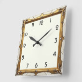 Art Deco Elegant Vierkante Klok (Hoek)