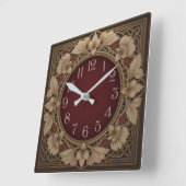Art Deco elegant Vierkante Klok (Hoek)