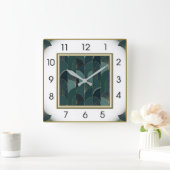 Art Deco Elegant Vierkante Klok (Huis)