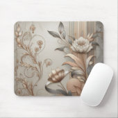 Art Deco: Elegante Botanicals en Geometrische Luxe Muismat (Met muis)