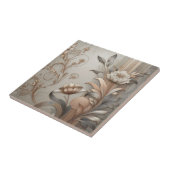 Art Deco: Elegante Botanicals en Geometrische Luxe Tegeltje (Zijkant)