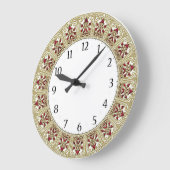 Art Deco Elegante Muur Grote Klok (Hoek)