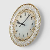 Art Deco Elegante Rond Grote Klok (Hoek)