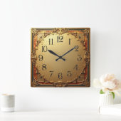 Art Deco elegante stijl Vierkante Klok (Huis)