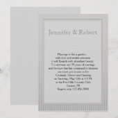 Art Deco Elegante Streep Jubileum Kaart (Voorkant / Achterkant)