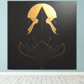 Art Deco Elegantie Canvas Afdruk (Insitu (Houten vloer))