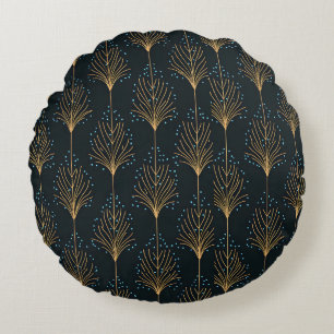 Art Deco Elegantie Dekbed- en Kussenhoes Set Rond Kussen