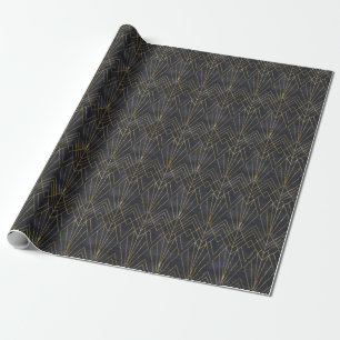 Art Deco Elegantie: geometrische glamour Cadeaupapier