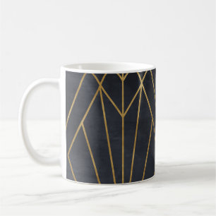 Art Deco Elegantie: geometrische glamour Koffiemok
