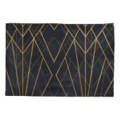 Art Deco Elegantie: geometrische glamour Kussensloop (Achterkant)