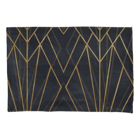 Art Deco Elegantie: geometrische glamour Kussensloop (Voorkant)