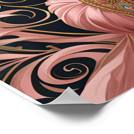 Art Deco Elegantie Poster (Hoek)