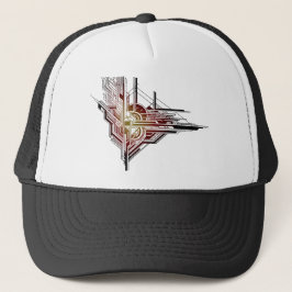 Art Déco Elegantie r Trucker Pet