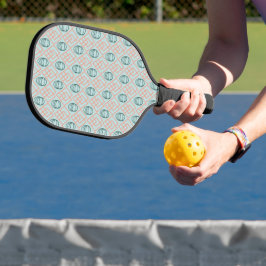 Art Deco Elements Pickleball Paddle