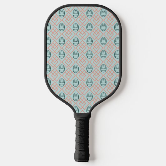 Art Deco Elements Pickleball Paddle (Achterkant)