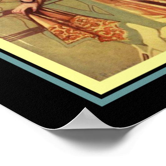 Art Deco Elite Styles Hoesje 16 x 20 Poster (Hoek)