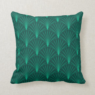 Art Deco Emerald Green Kussen