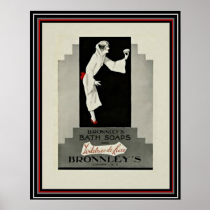 Art Deco en Bronnley's zeep 16 x 20 Poster
