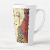 Art Deco Era Dames Latte Mok (Rechts)