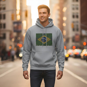 Art Deco Erfgoed Vlag Brazilië 1920s Stijl Hoodie