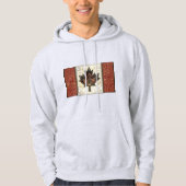 Art Deco Erfgoed Vlag | Canada | 1920s Design Hoodie (Voorkant)