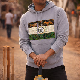Art Deco Erfgoed Vlag | India | Klassieke Jaren 20 Hoodie