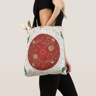 Art Deco Erfgoed Vlag | Japan Naam op Maat Tote Bag