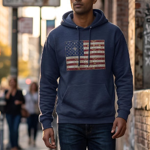 Art Deco Erfgoed Vlag Verenigde Staten 1920s Hoodie