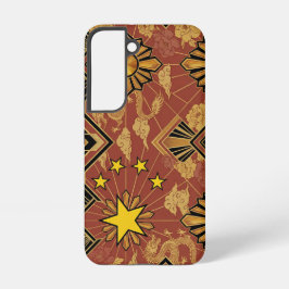 Art Deco erfgoedvlag | China | Vintage Samsung Galaxy Hoesje