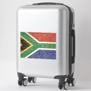 Art Deco-erfgoedvlag   Zuid-Afrika jaren 1920-deca Sticker