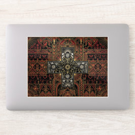 Art Deco-erfgoedvlag | Zwitserland | 1920 Decal Sticker