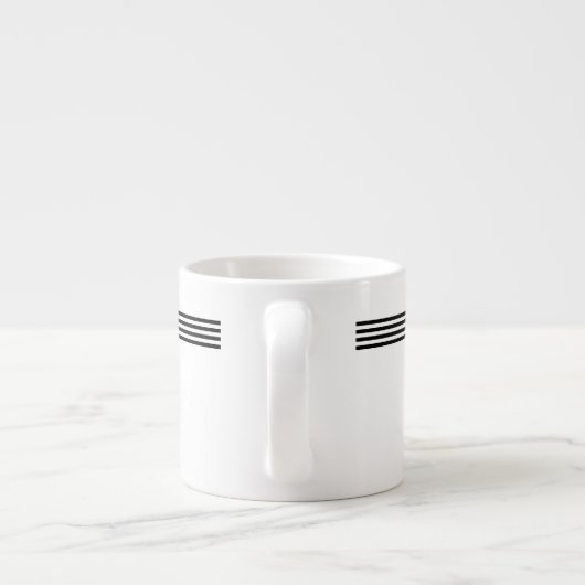 Art Deco Espresso Kop (Achterkant)