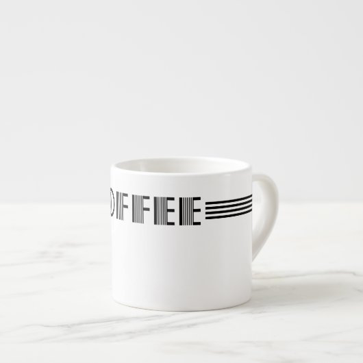 Art Deco Espresso Kop (Voorkant rechts)