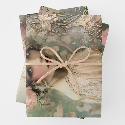 Art Deco Esthetiek Zware gewicht Decoupage Inpakpapier Vel (In situ)