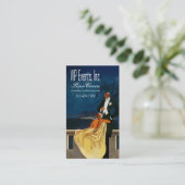 "Art Deco" — Event Planner, coördinator Visitekaartje (Staand voorkant)