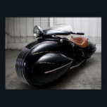 Art Deco Excelsior Henderson Poster<br><div class="desc">Art Deco Excelsior Henderson Motorcycle</div>