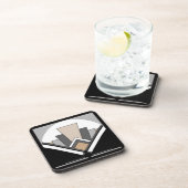 Art Deco-expressie Drankjes Onderzetter (Rechterzijde)