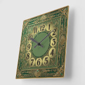 Art Deco Extra Vierkante Klok (Hoek)