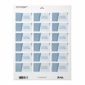 Art Deco Fab-Adresetiketten Etiket (Full Sheet)