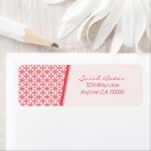 Art Deco Fab Return-adreslabels Etiket (Insitu)